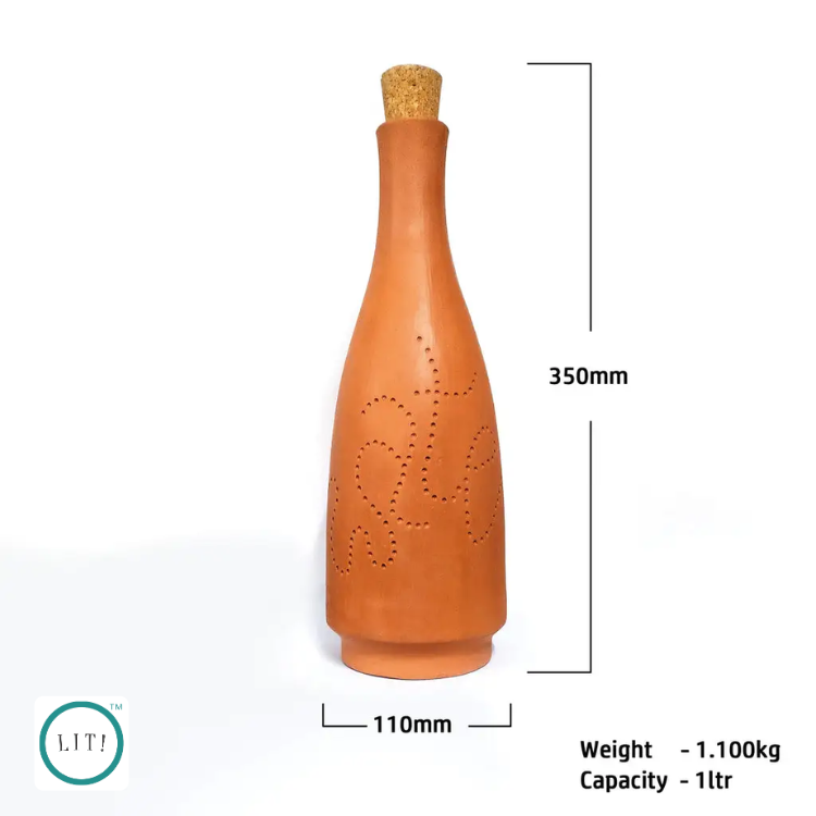Cheer Terracotta Water Bottle