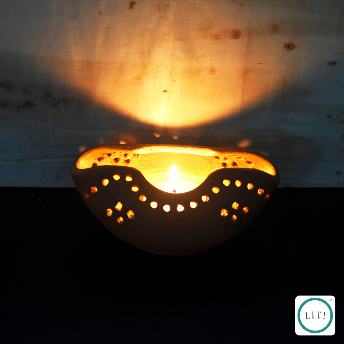Pack of 2 Chiraag Tealight Holder – Traditional Ambient Decor