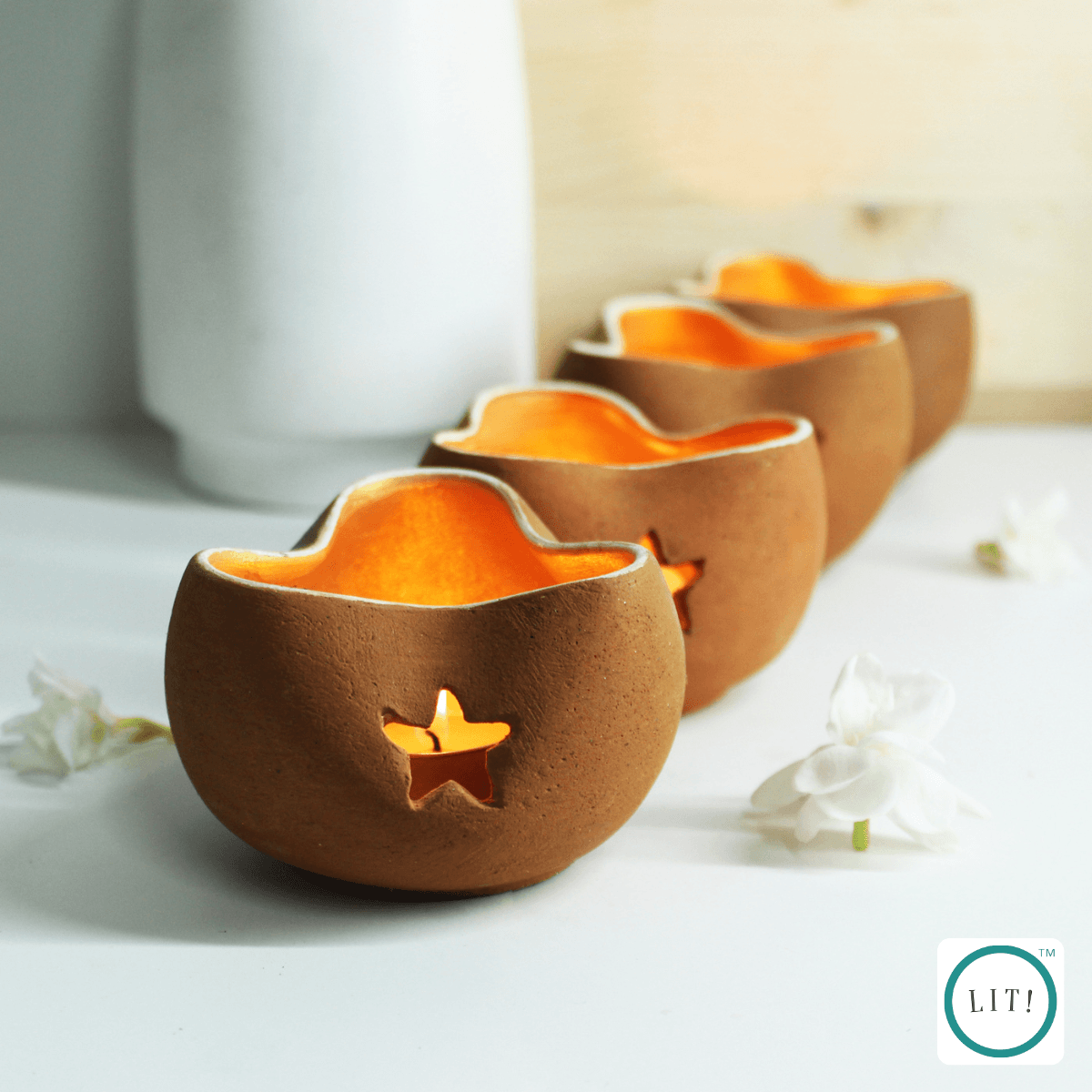 Stara Tealight Holder (Pack of 2)