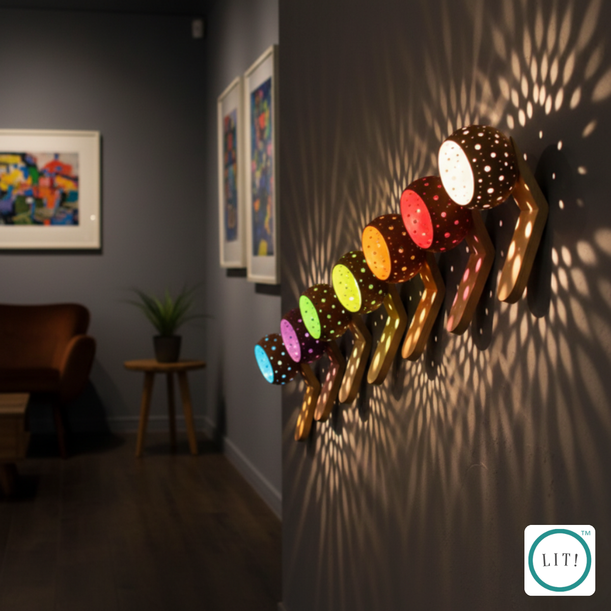 Earthen Wonder Brown Bloom Terracotta Wall Light