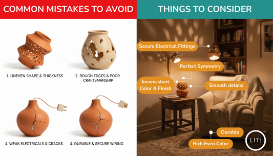 Common Mistakes to Avoid When Buying Handcrafted Terracotta Lamps