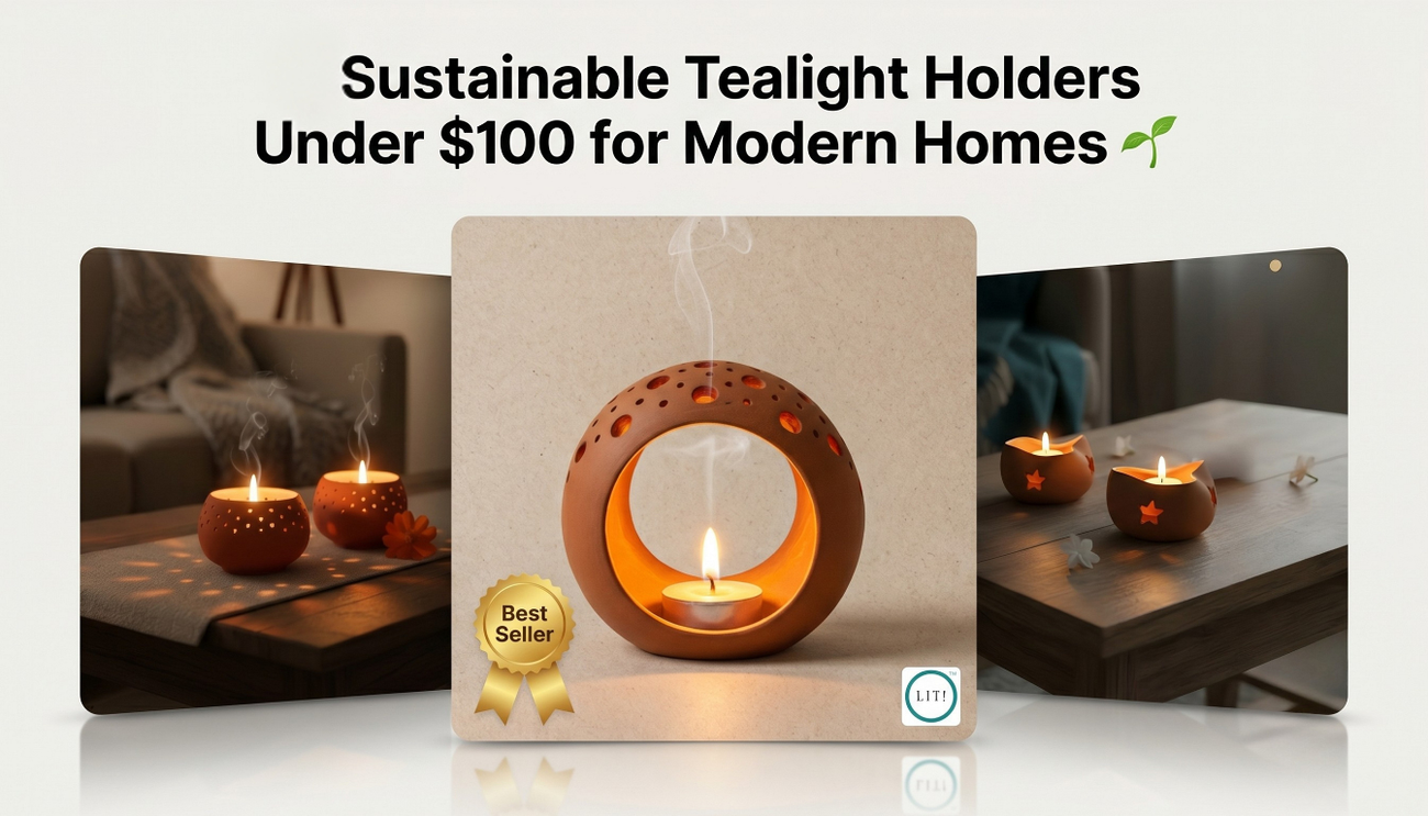 8 Sustainable Tealight Holders Under $100 for Modern Homes