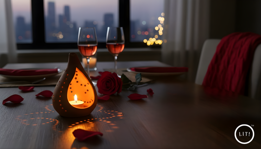 Valentine Gift Ideas for Your Partner - Handcrafted Terracotta Lamps