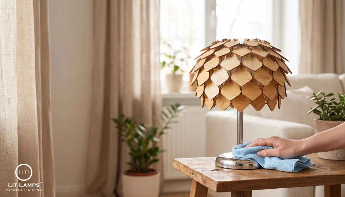 How to Clean a Wooden Lamp Without Damaging Its Finish