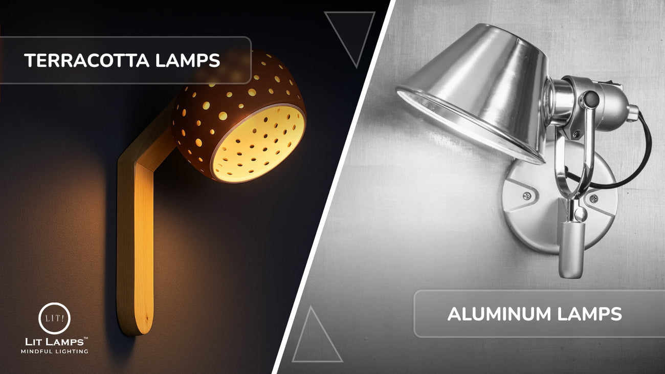 Terracotta lamps vs Aluminum lamps