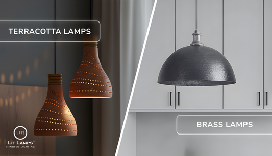 Terracotta Lamps vs Brass Lamps: Which One Is Better for Your Home?