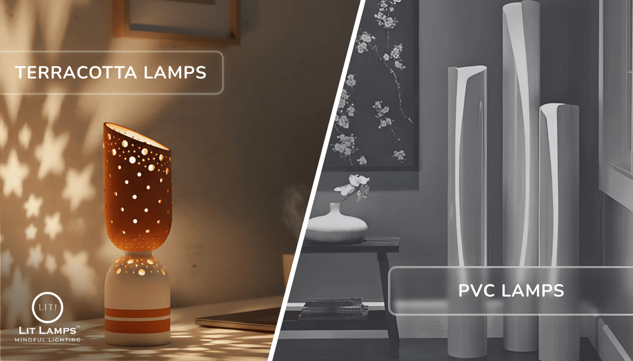 Terracotta Lamps vs PVC Lamps: Which One Is Better for Your Home?