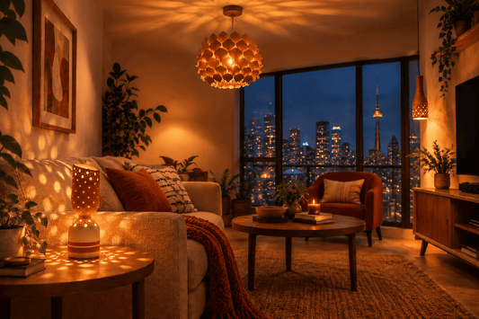 Layered Living Room Lighting