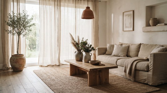 How to Create a Wabi-Sabi Home: Lighting, Natural Materials & Simple Décor Ideas