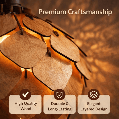 Vera Wooden Wall Lamp