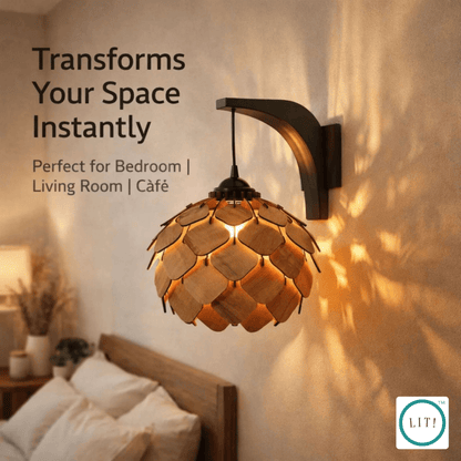 Vera Wooden Wall Lamp