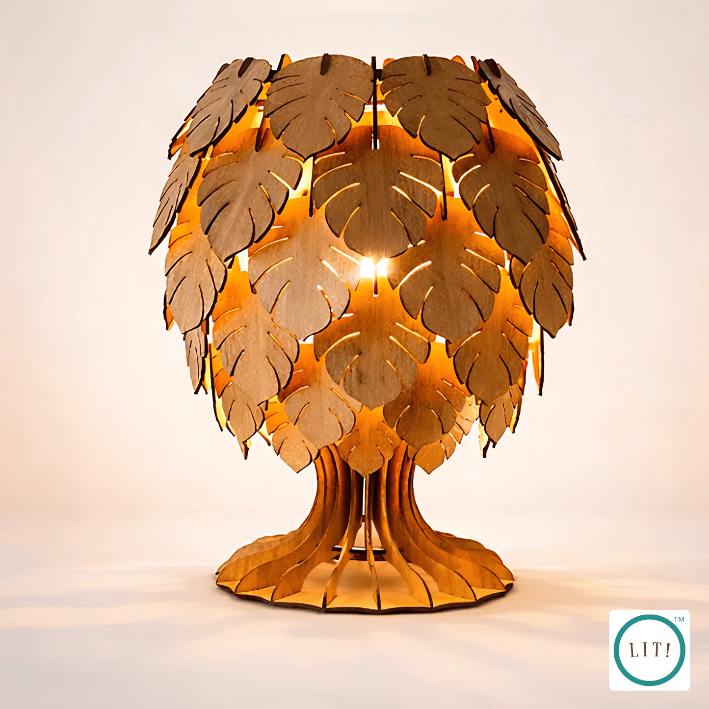 Verdan Wooden Table Lamp
