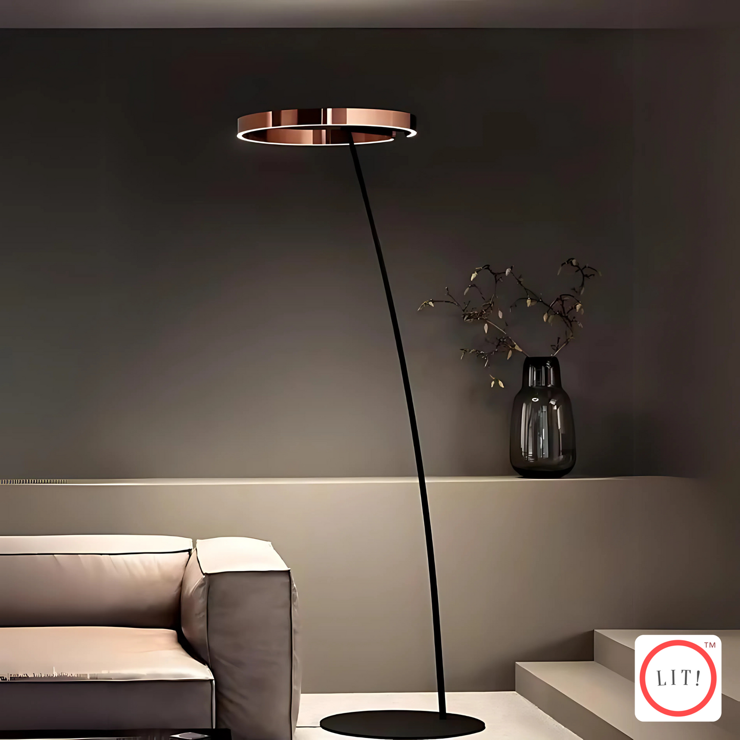 Nordic Modern Fishing Style Artistic Vertical Floor Lamp for Living Room, Bedroom, and Study Room