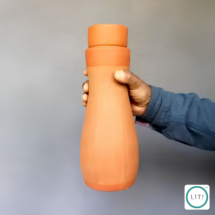 Curvy Terracotta Water Bottle