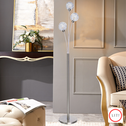 Modern 3 Lights Standing Reading And Floor Lamp