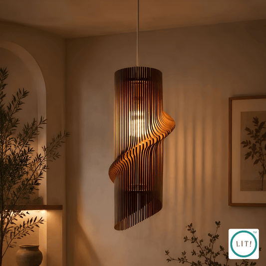 Caden Wooden Pendant Light