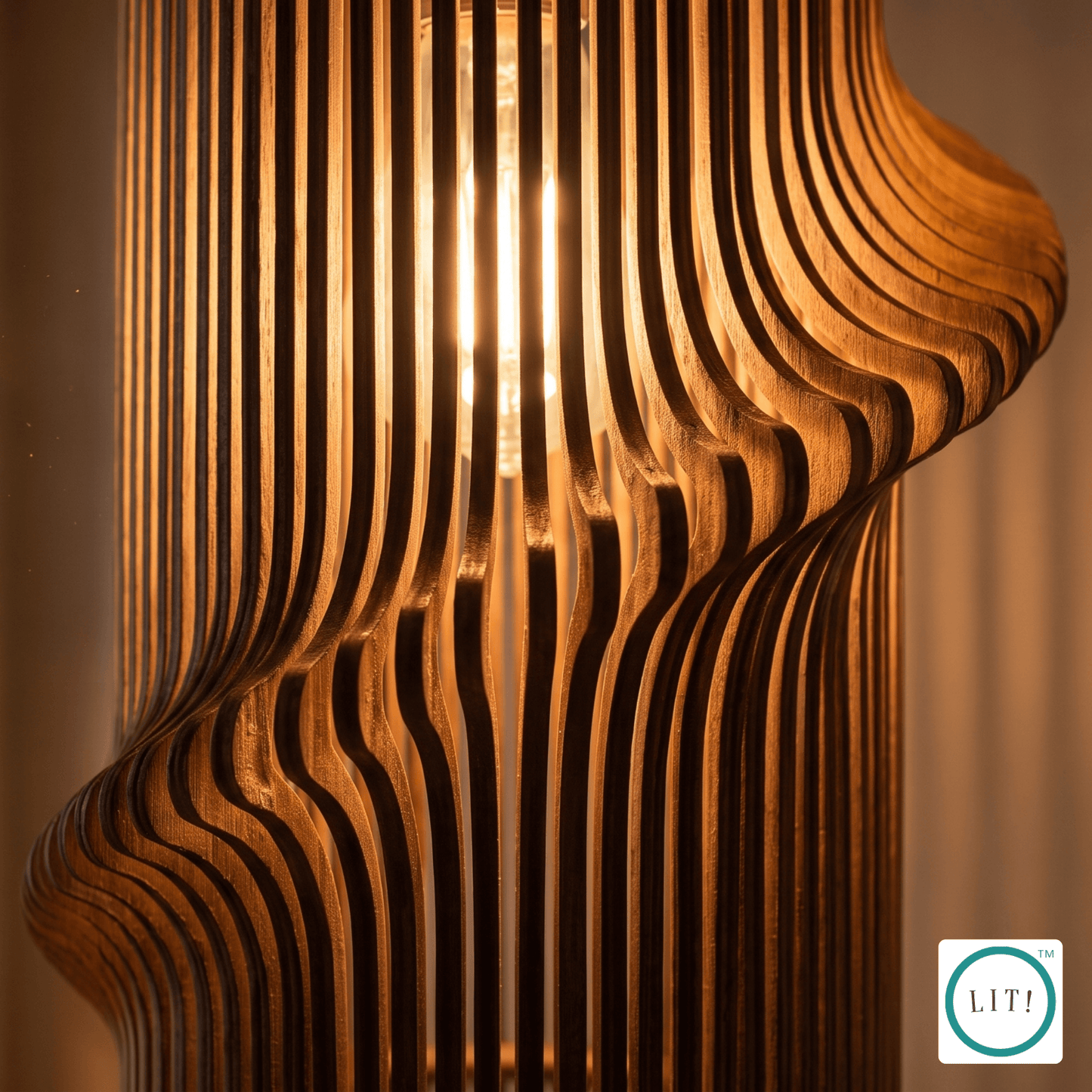 Caden Wooden Pendant Light