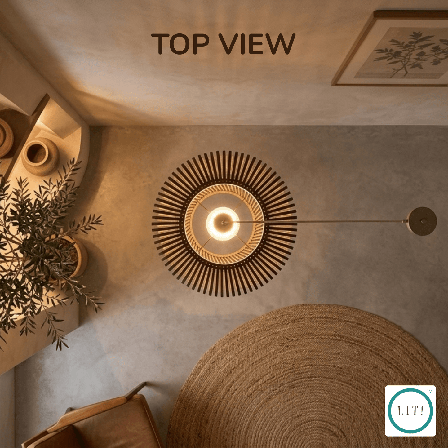 Caden Wooden Pendant Light