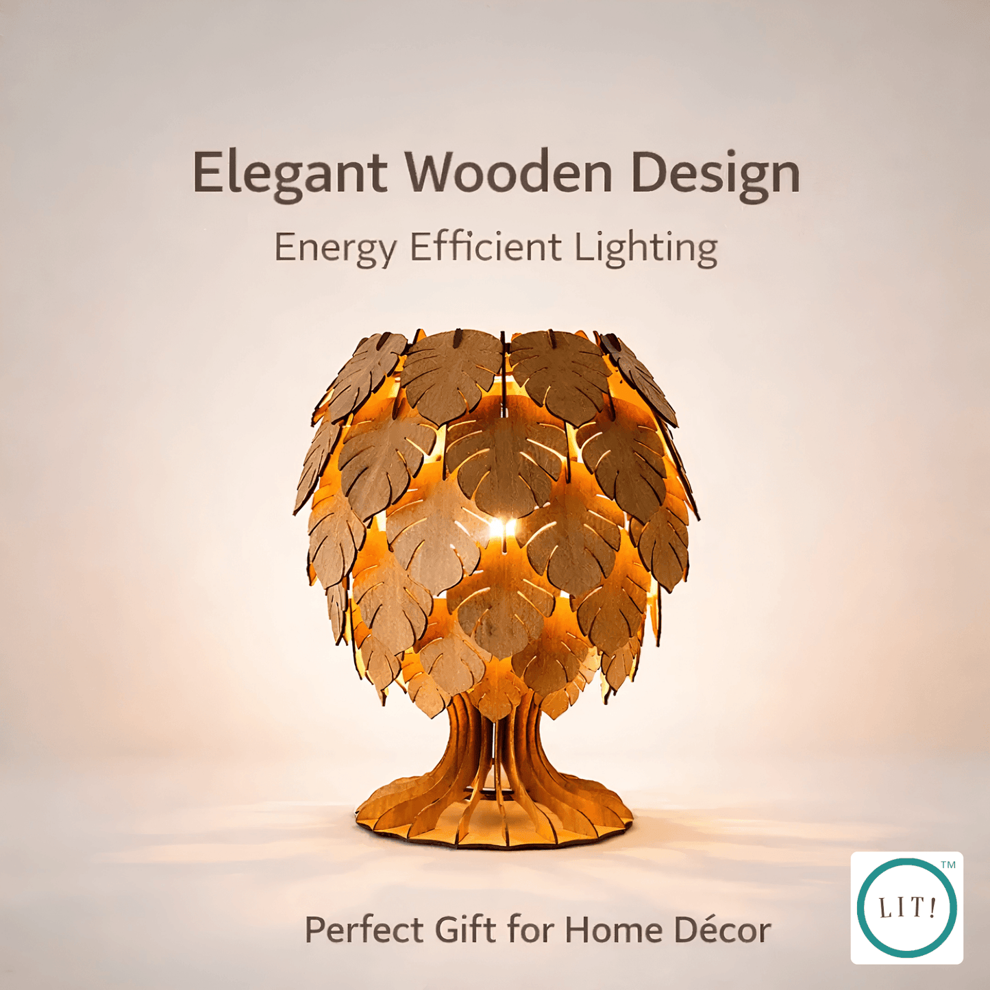 Verdan Wooden Table Lamp