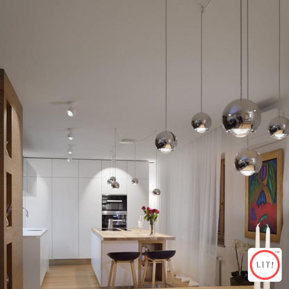 Modern Luxury Metal Ball Pendant Light