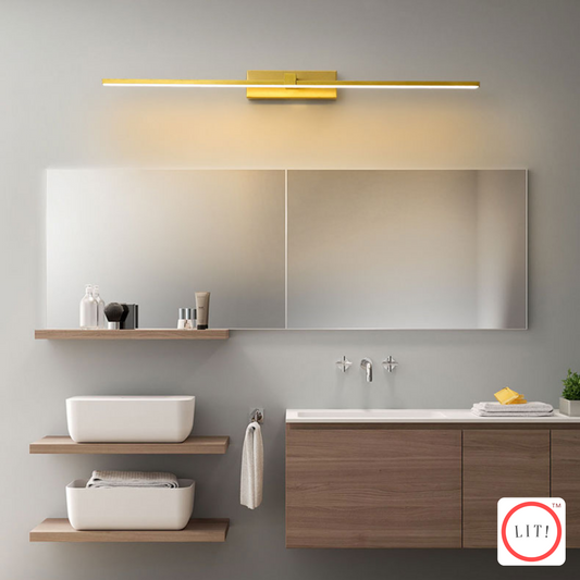 Minimalist LED Mirror Front Vanity Light