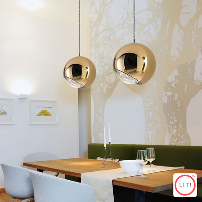 Modern Luxury Metal Ball Pendant Light