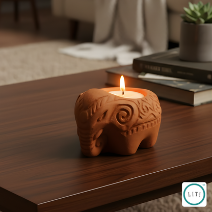 Gaja Terracotta Tealight Holder