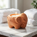 Gaja Terracotta Tealight Holder (Pack of 2)