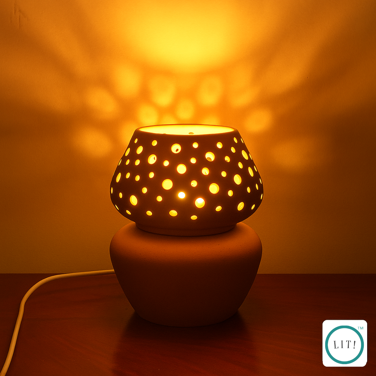 Liora Terracotta Table Lamp