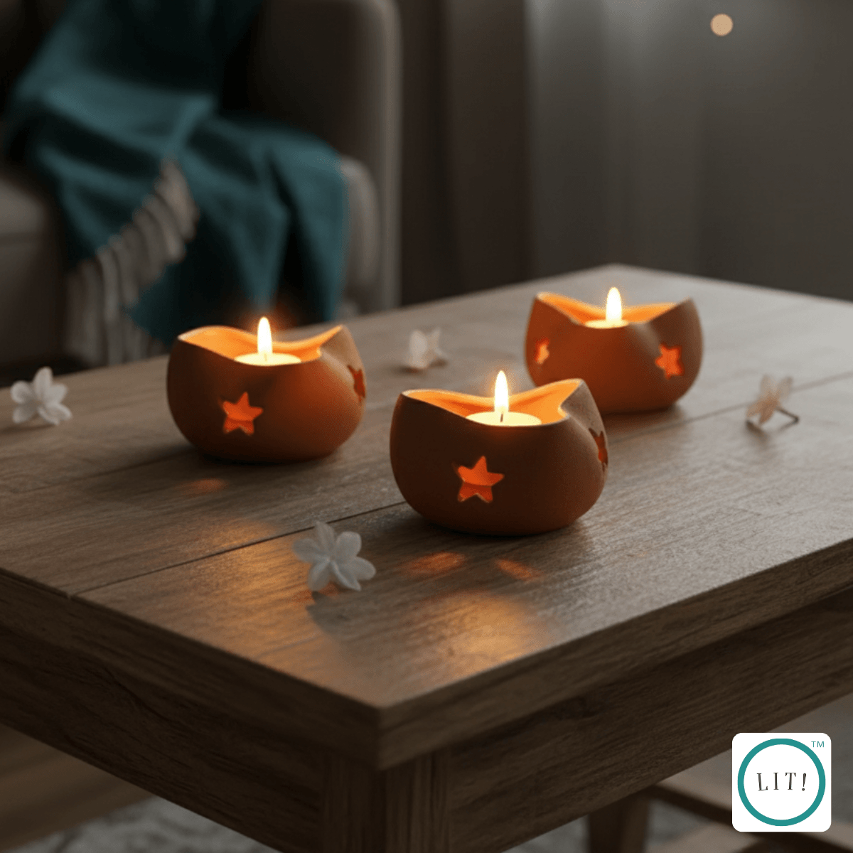 Stara Terracotta Tealight Holder