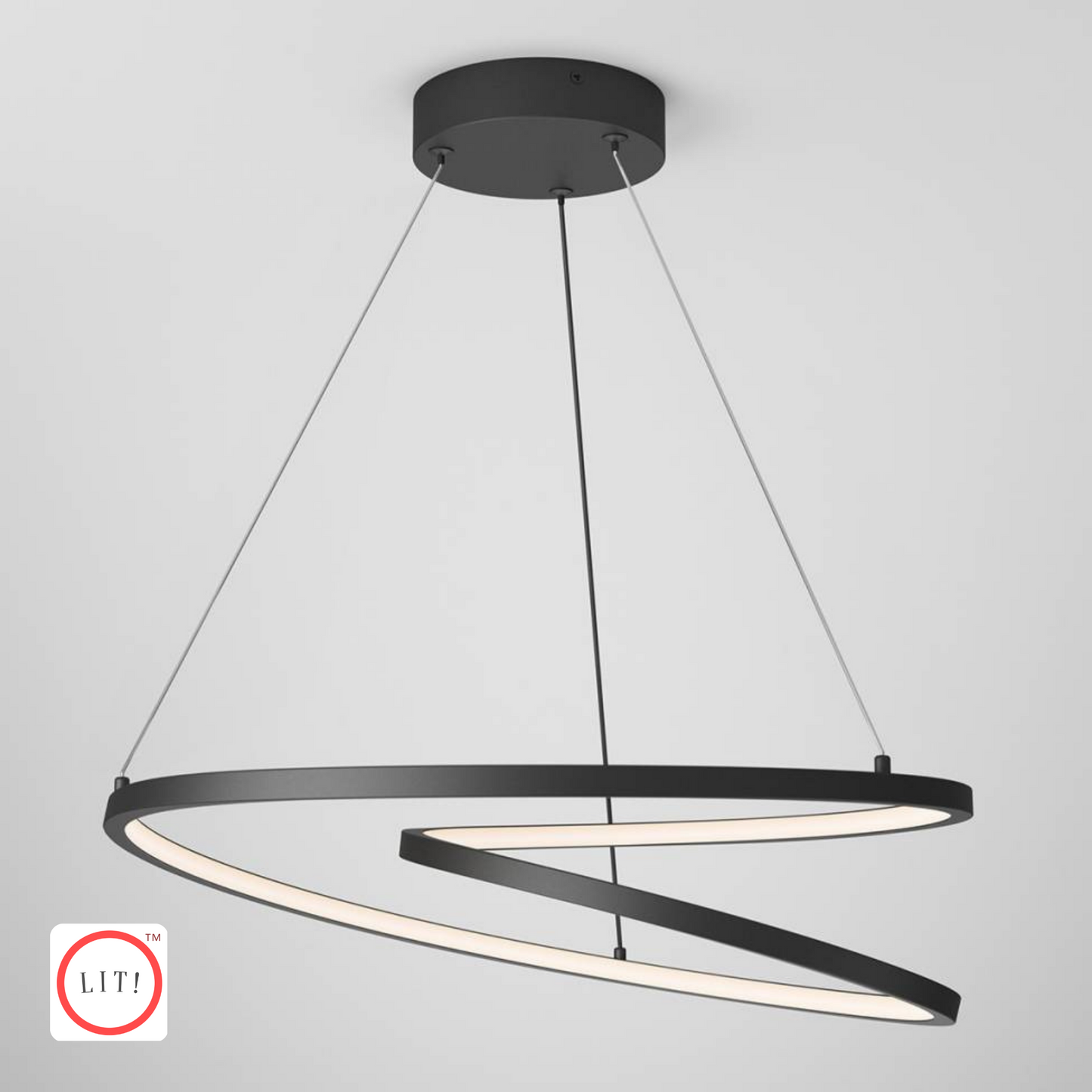 Simple Circle Rings LED Pendant Light