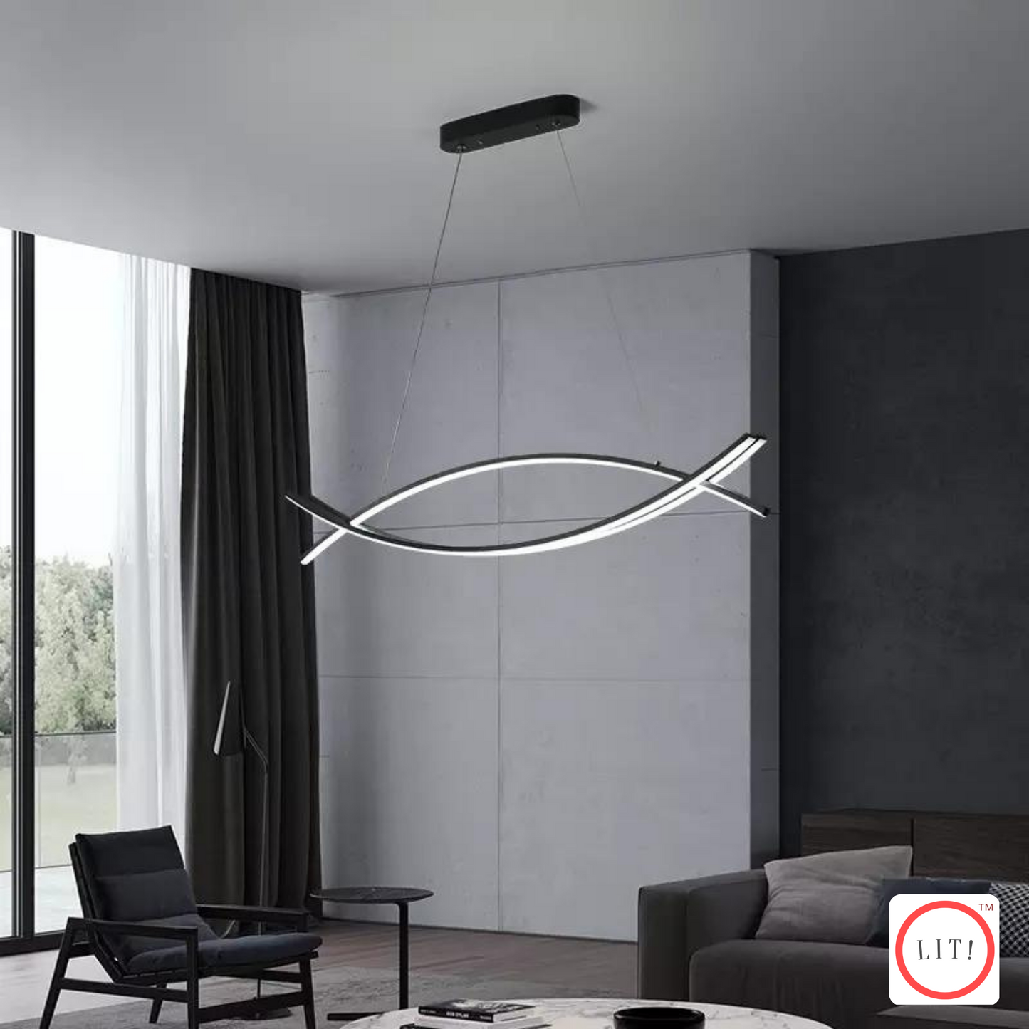 Nordic Hanging Eye Sharp Chandelier