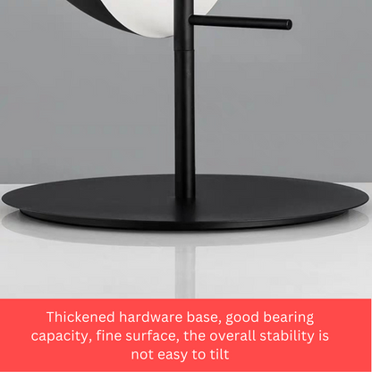 Creative Glass Personality Semi-Circular LED Table Lamp