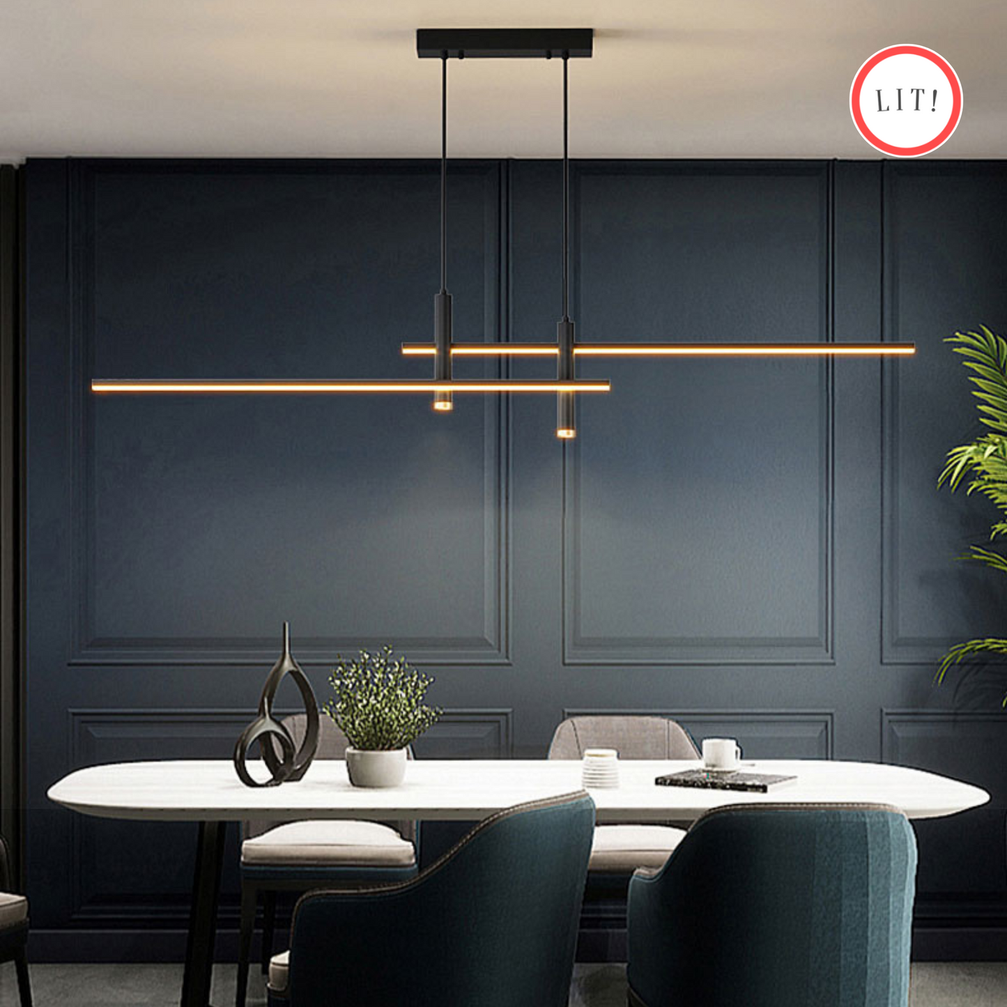 Minimalist Nordic Dining Room Chandelier